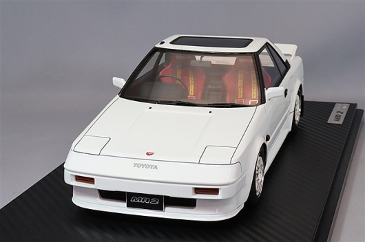 トヨタ MR2 (AW11) ホワイト/Wedsクラゲタイプ15インチ(ポリッシュ